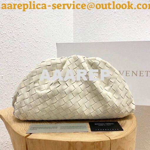 Replica Bottega Veneta BV The Pouch Intrecciato 576175 White