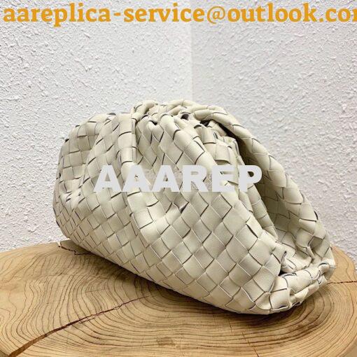 Replica Bottega Veneta BV The Pouch Intrecciato 576175 White 2