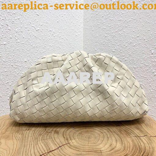 Replica Bottega Veneta BV The Pouch Intrecciato 576175 White 3