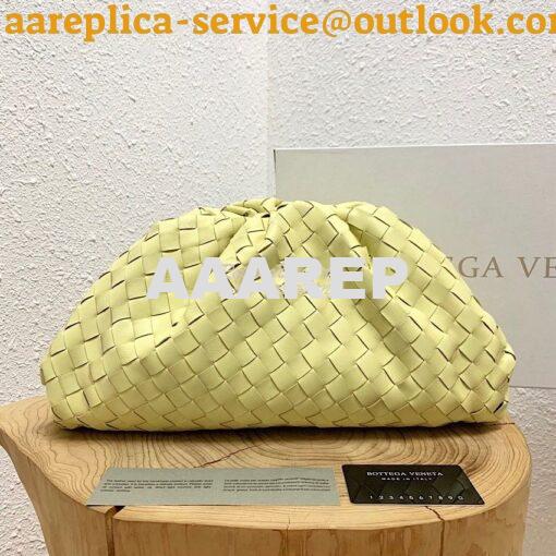 Replica Bottega Veneta BV The Pouch Intrecciato 576175 Yellow