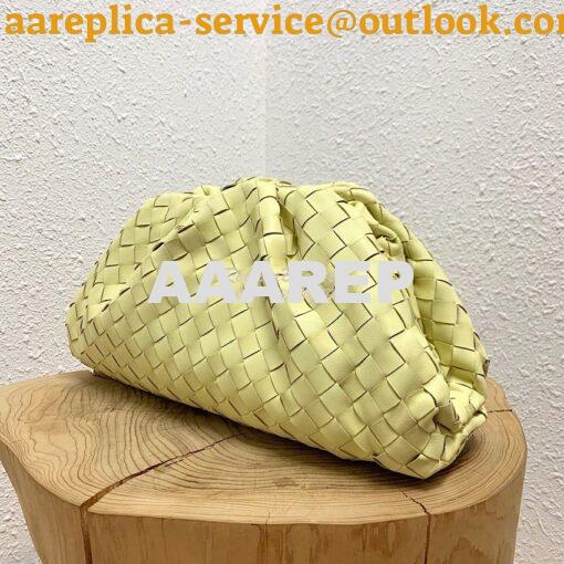 Replica Bottega Veneta BV The Pouch Intrecciato 576175 Yellow 2