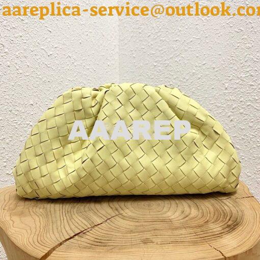 Replica Bottega Veneta BV The Pouch Intrecciato 576175 Yellow 3