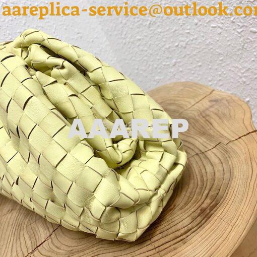 Replica Bottega Veneta BV The Pouch Intrecciato 576175 Yellow 6