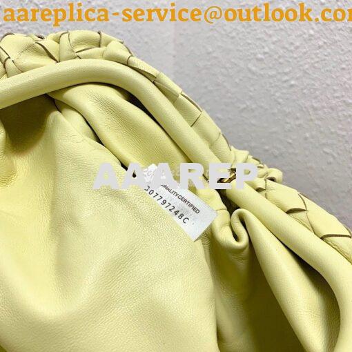 Replica Bottega Veneta BV The Pouch Intrecciato 576175 Yellow 9