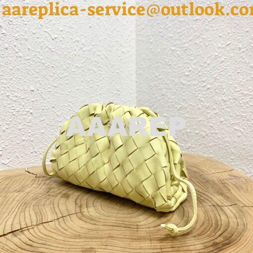 Replica Bottega Veneta BV The Pouch 20 Intrecciato 585852 Yellow 2