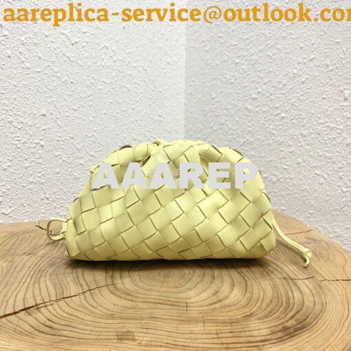 Replica Bottega Veneta BV The Pouch 20 Intrecciato 585852 Yellow 3