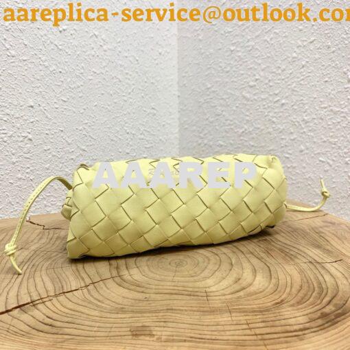 Replica Bottega Veneta BV The Pouch 20 Intrecciato 585852 Yellow 4