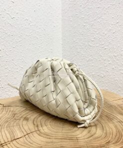 Replica Bottega Veneta BV The Pouch 20 Intrecciato 585852 White 2