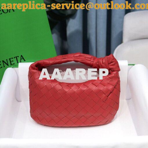 Replica Bottega Veneta BV Mini Jodie 609409 Red 2