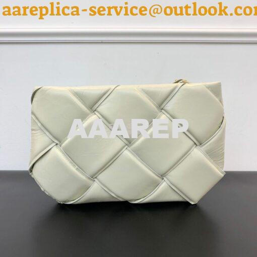 Replica Bottega Veneta BV Pouch Padded Maxi Weave in Crackled Papery C 2