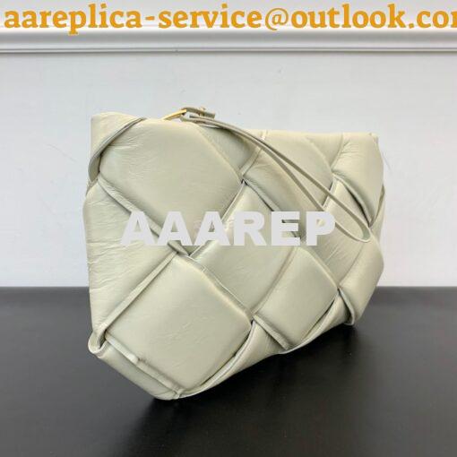 Replica Bottega Veneta BV Pouch Padded Maxi Weave in Crackled Papery C 3