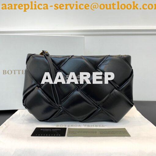 Replica Bottega Veneta BV Pouch Padded Maxi Weave in Crackled Papery C