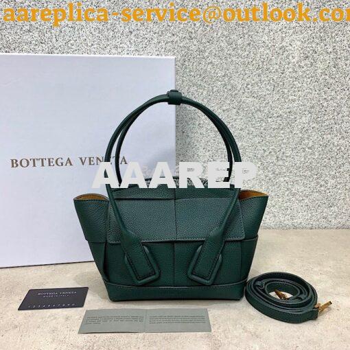 Replica Bottega Veneta BV Mini Arco 29 Bag In Grainy Calf 600606 Pine