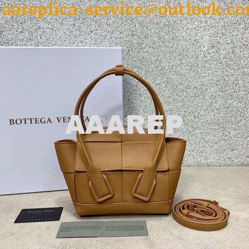 Replica Bottega Veneta BV Mini Arco 29 Bag In Grainy Calf 600606 Caram