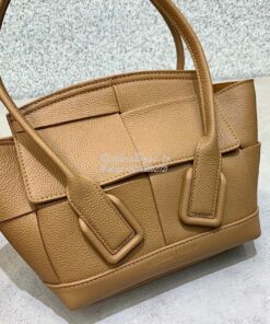 Replica Bottega Veneta BV Mini Arco 29 Bag In Grainy Calf 600606 Caram 2