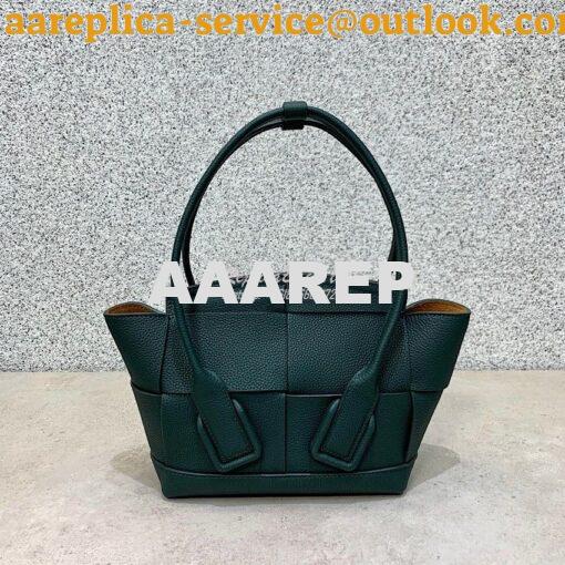 Replica Bottega Veneta BV Mini Arco 29 Bag In Grainy Calf 600606 Pine 8