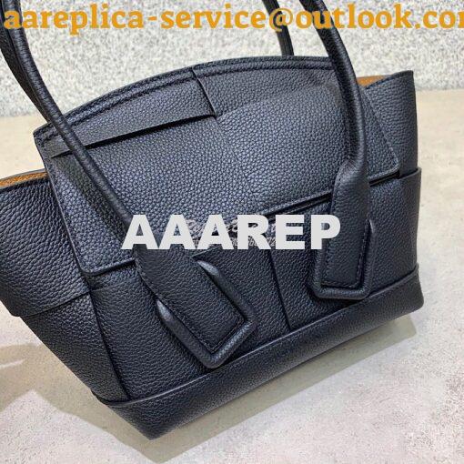 Replica Bottega Veneta BV Mini Arco 29 Bag In Grainy Calf 600606 Black 2