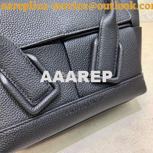 Replica Bottega Veneta BV Mini Arco 29 Bag In Grainy Calf 600606 Black 3