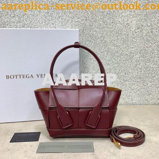 Replica Bottega Veneta BV Mini Arco 29 Bag In French Calf 600606 Borde