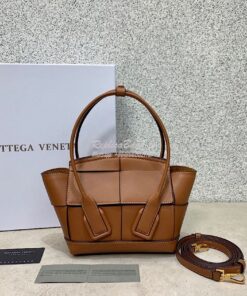 Replica Bottega Veneta BV Mini Arco 29 Bag In French Calf 600606 Brown