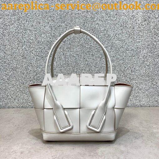 Replica Bottega Veneta BV Mini Arco 29 Bag In French Calf 600606 Bianc 8