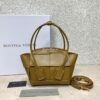 Replica Bottega Veneta BV Mini Arco 29 Bag In French Calf 600606 Black 10