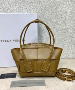 Replica Bottega Veneta BV Mini Arco 29 Bag In French Calf 600606 Musta