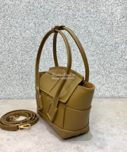 Replica Bottega Veneta BV Mini Arco 29 Bag In French Calf 600606 Musta 2