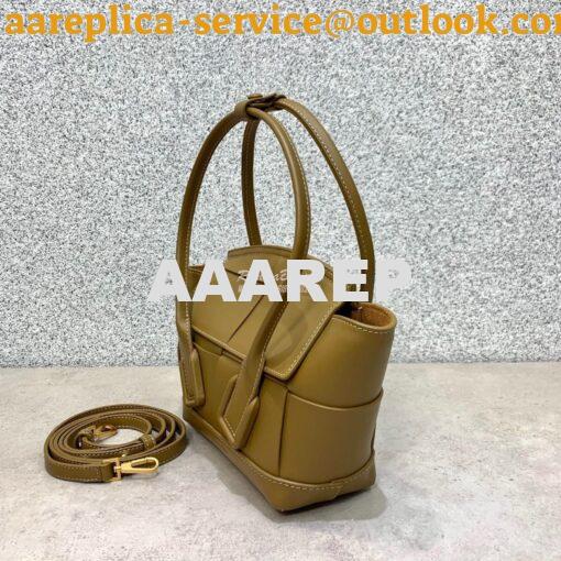 Replica Bottega Veneta BV Mini Arco 29 Bag In French Calf 600606 Musta 2