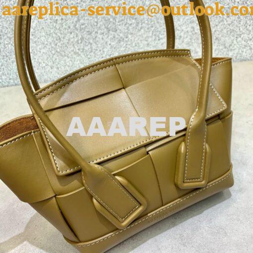 Replica Bottega Veneta BV Mini Arco 29 Bag In French Calf 600606 Musta 3