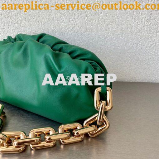 Replica Bottega Veneta The Chain Pouch 620230 Green 2