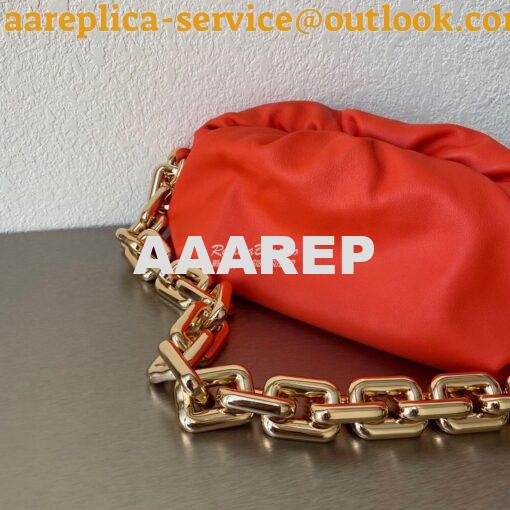 Replica Bottega Veneta The Chain Pouch 620230 Orange 2