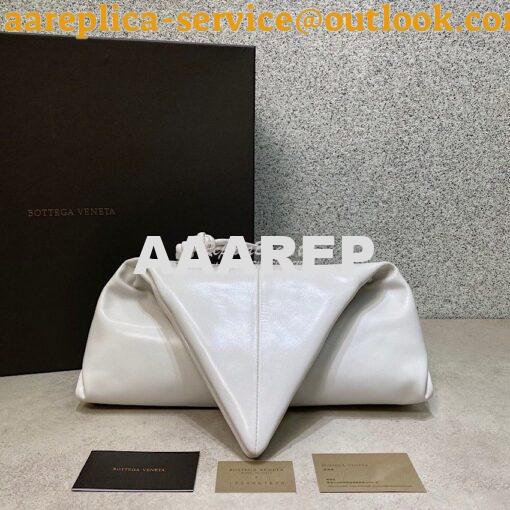 Replica Bottega Veneta Angular Clutch Bag 622712 Bianco