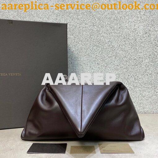 Replica Bottega Veneta Angular Clutch Bag 622712 Fondente