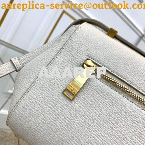 Replica Bottega Veneta BV Small Angle Bag in Palmellato 592139 White 5