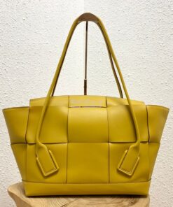 Replica Bottega Veneta BV Arco 56 Bag In French Calf 573400 Yellow 2