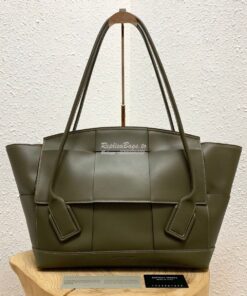 Replica Bottega Veneta BV Arco 56 Bag In French Calf 573400 Kaki