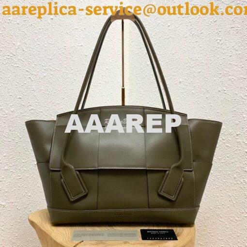 Replica Bottega Veneta BV Arco 56 Bag In French Calf 573400 Kaki