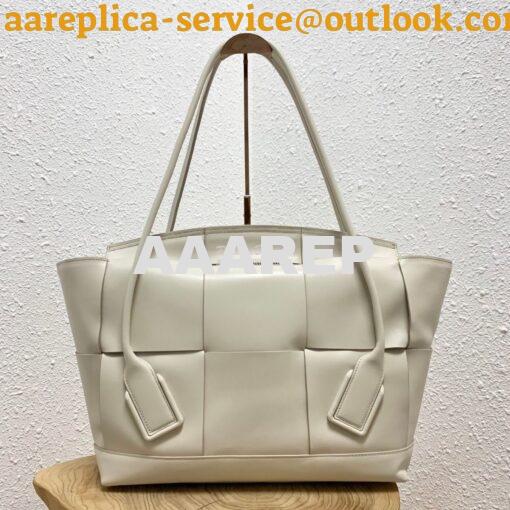 Replica Bottega Veneta BV Arco 56 Bag In French Calf 573400 White 2