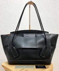 Replica Bottega Veneta BV Arco 56 Bag In French Calf 573400 Black