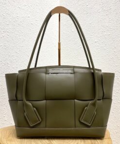 Replica Bottega Veneta BV Arco 48 Bag In French Calf 575941 Kaki 2