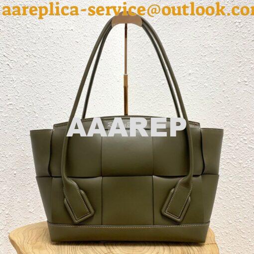 Replica Bottega Veneta BV Arco 48 Bag In French Calf 575941 Kaki 2