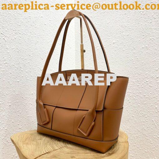 Replica Bottega Veneta BV Arco 48 Bag In French Calf 575941 Brown 2