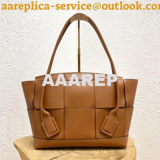 Replica Bottega Veneta BV Arco 48 Bag In French Calf 575941 Brown 3