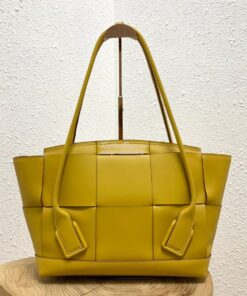 Replica Bottega Veneta BV Arco 48 Bag In French Calf 575941 Yellow 2