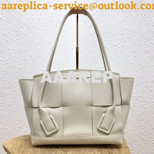 Replica Bottega Veneta BV Arco 48 Bag In French Calf 575941 White 2