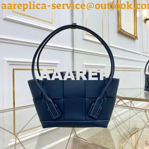 Replica Bottega Veneta BV Arco 33 Bag In French Calf 575943 Blue 3