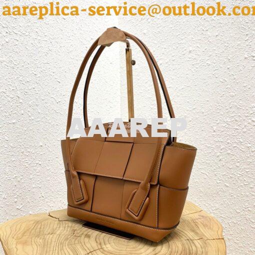 Replica Bottega Veneta BV Arco 33 Bag In French Calf 575943 Brown 2