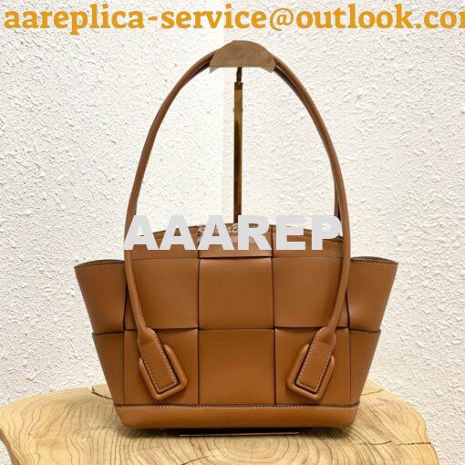 Replica Bottega Veneta BV Arco 33 Bag In French Calf 575943 Brown 3