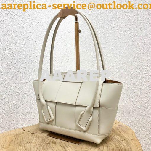 Replica Bottega Veneta BV Arco 33 Bag In French Calf 575943 White 3